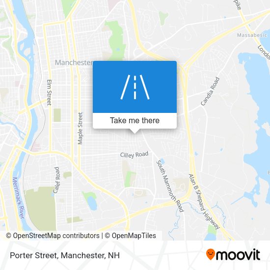 Mapa de Porter Street