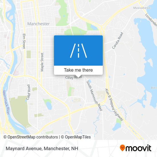 Mapa de Maynard Avenue