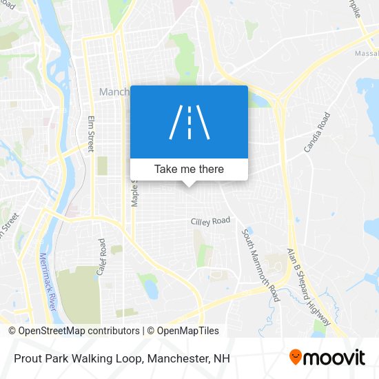 Mapa de Prout Park Walking Loop