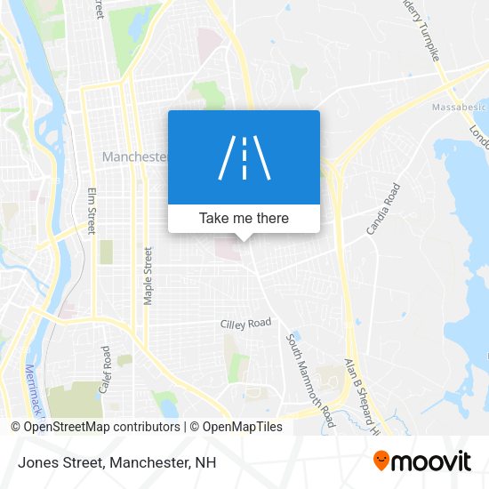 Mapa de Jones Street