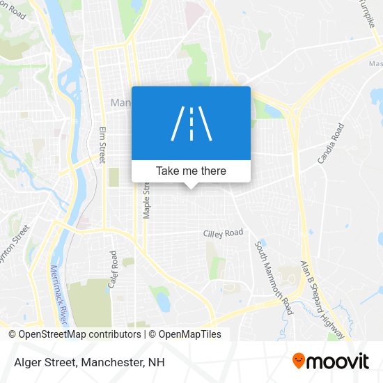 Mapa de Alger Street