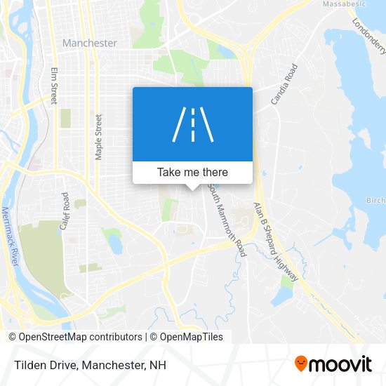 Mapa de Tilden Drive