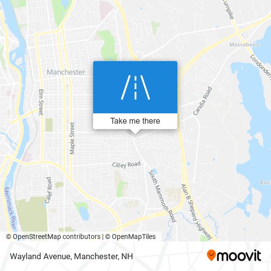 Wayland Avenue map