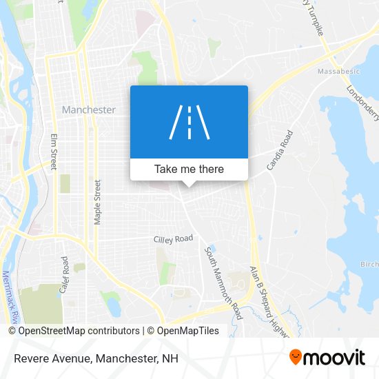 Mapa de Revere Avenue