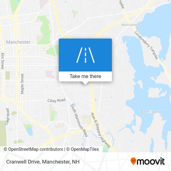 Mapa de Cranwell Drive