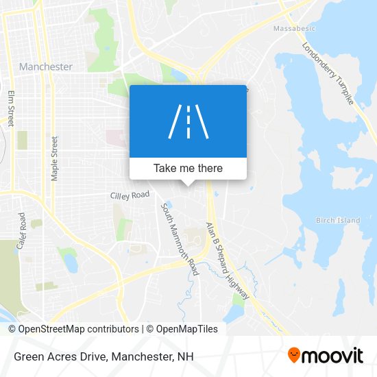 Green Acres Drive map