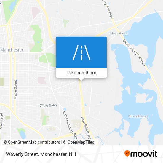 Waverly Street map