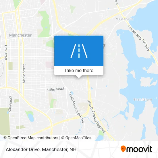 Alexander Drive map