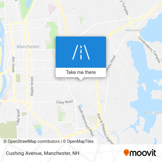 Mapa de Cushing Avenue