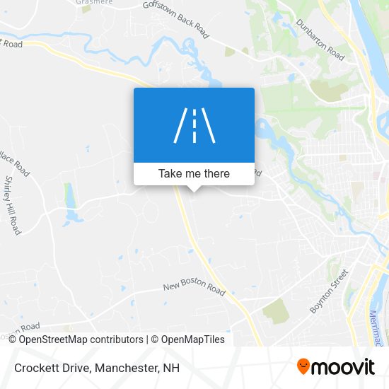 Mapa de Crockett Drive