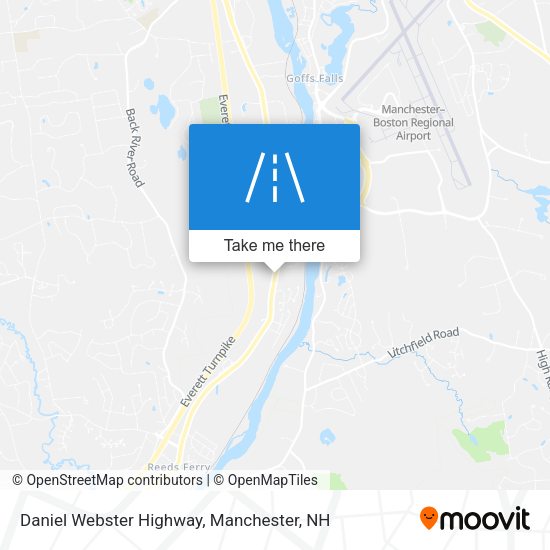 Mapa de Daniel Webster Highway