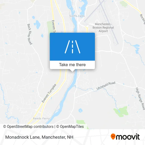 Monadnock Lane map