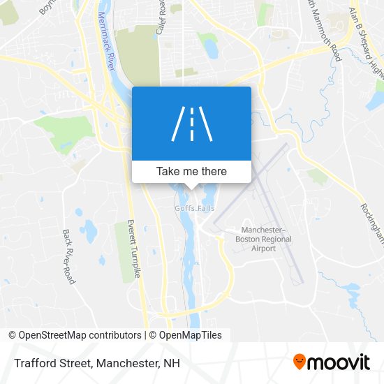 Trafford Street map