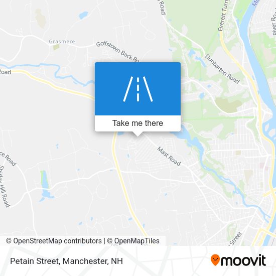 Mapa de Petain Street