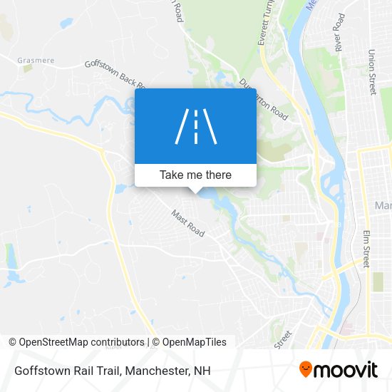 Goffstown Rail Trail map