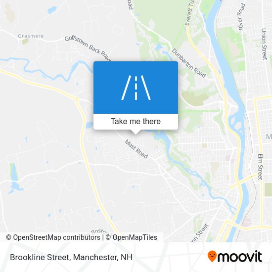 Brookline Street map