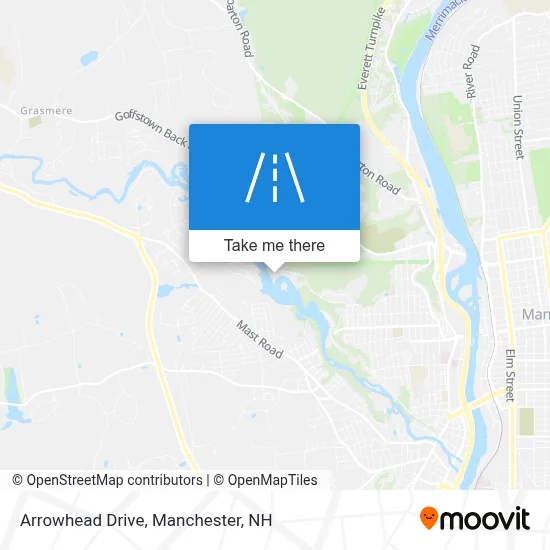 Arrowhead Drive map