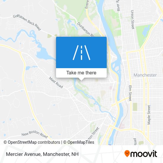 Mapa de Mercier Avenue