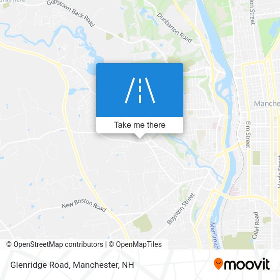 Glenridge Road map