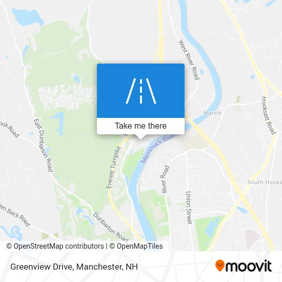 Greenview Drive map