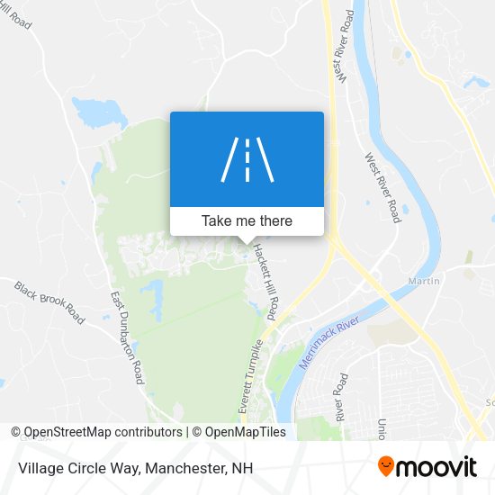 Village Circle Way map