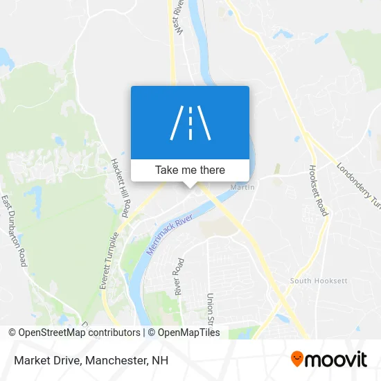 Market Drive map