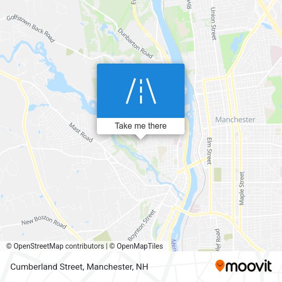 Mapa de Cumberland Street
