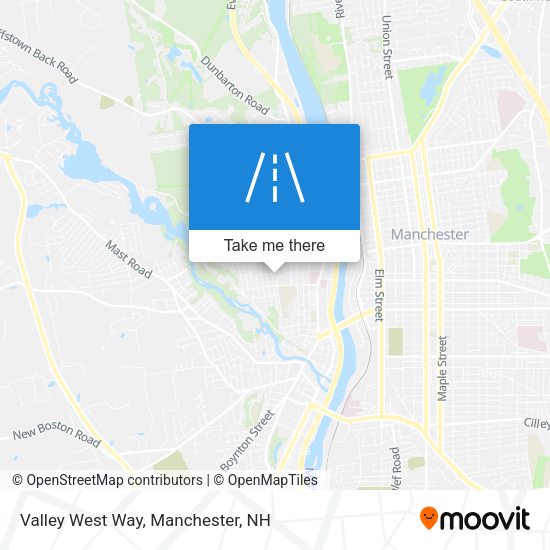 Mapa de Valley West Way