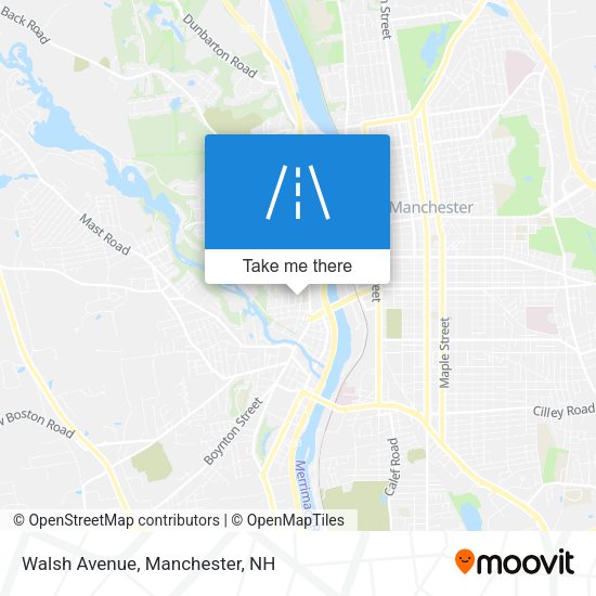 Mapa de Walsh Avenue