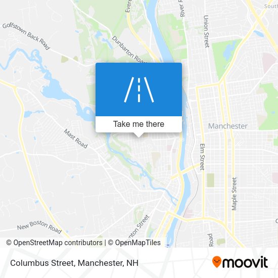 Columbus Street map