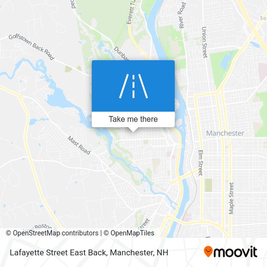 Lafayette Street East Back map