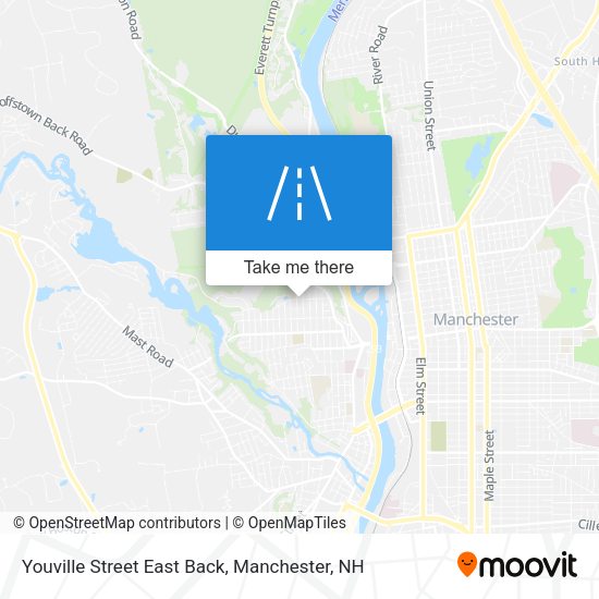 Youville Street East Back map