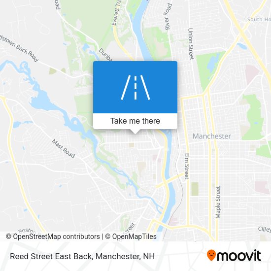 Reed Street East Back map