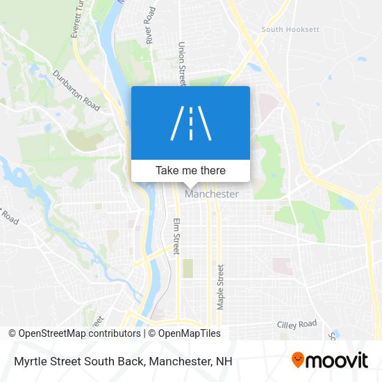 Mapa de Myrtle Street South Back