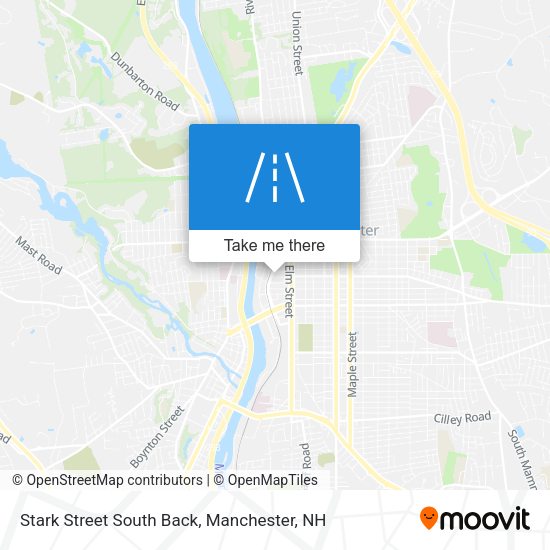 Stark Street South Back map