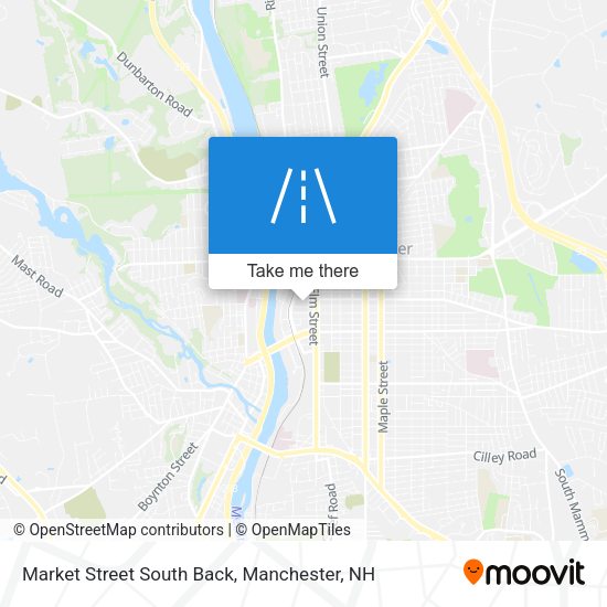 Market Street South Back map