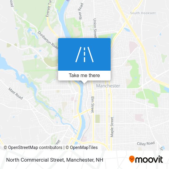 North Commercial Street map
