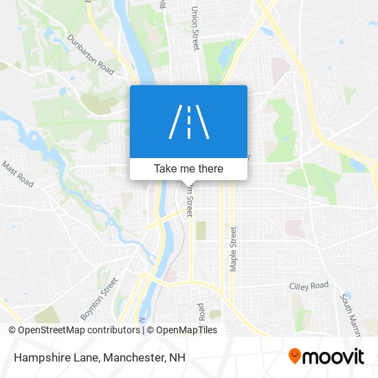 Hampshire Lane map