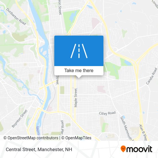 Mapa de Central Street