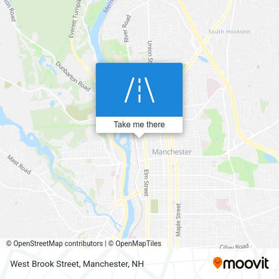 West Brook Street map