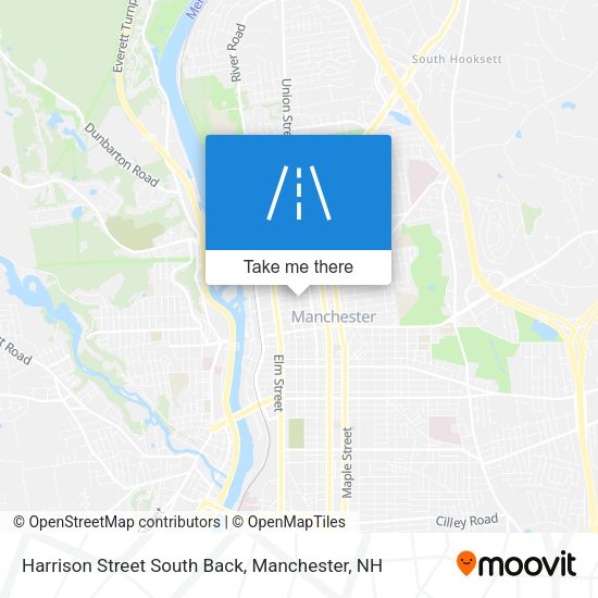 Mapa de Harrison Street South Back