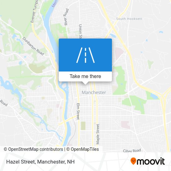 Mapa de Hazel Street