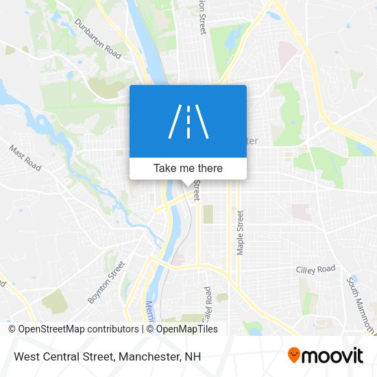 West Central Street map