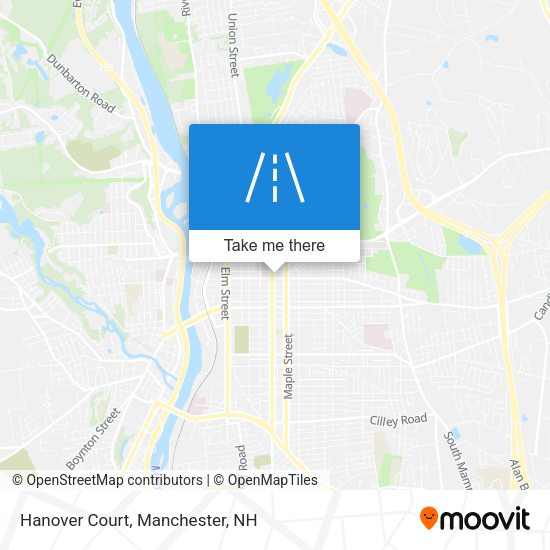 Mapa de Hanover Court