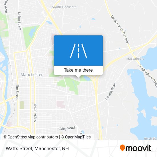 Mapa de Watts Street