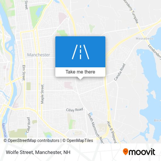 Mapa de Wolfe Street
