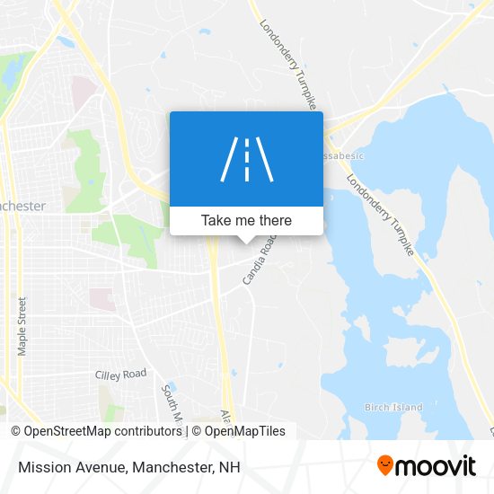 Mission Avenue map