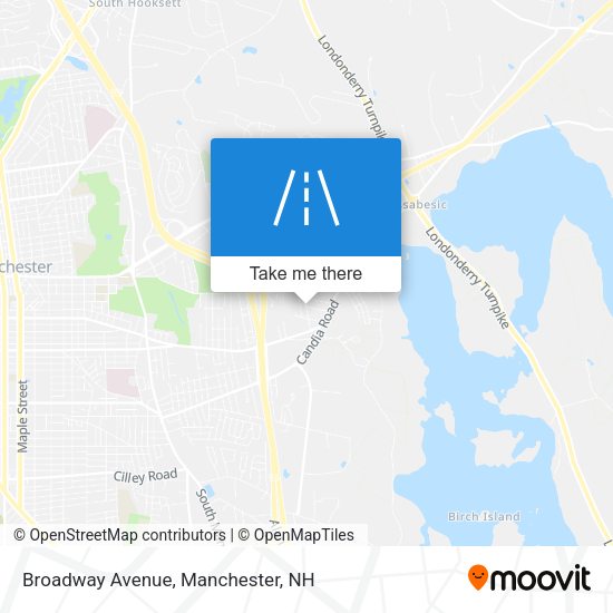 Broadway Avenue map