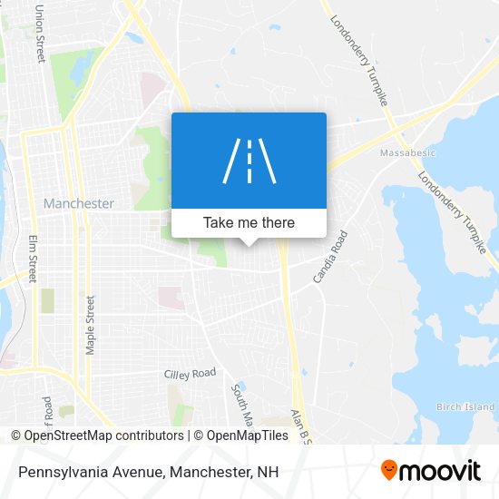 Pennsylvania Avenue map