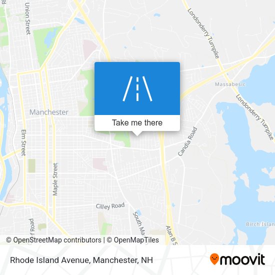 Mapa de Rhode Island Avenue
